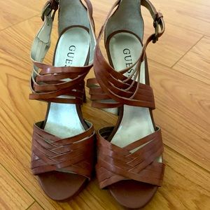 Guess leather heels